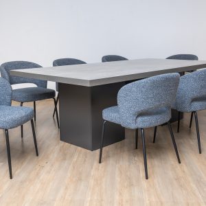 ASCOTT Dining Table + 8 Felton Chairs