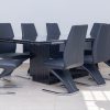 DIVANO Dining Table + 8 Chairs
