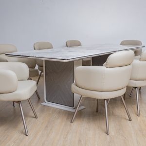 OSLO Dining Table + 8 Gracie Chairs
