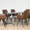 SILAS Dining Table + 6 Loft Chairs