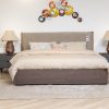 WHITNEY King Bed + 2 Nightstands