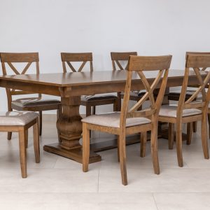 ACHILLES Dining Table + 8 Chairs