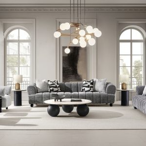 FABLE 7 Seater Fabric Sofa (3+2+1+1)