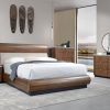 TOSSA King Bed + 2 Night Stands