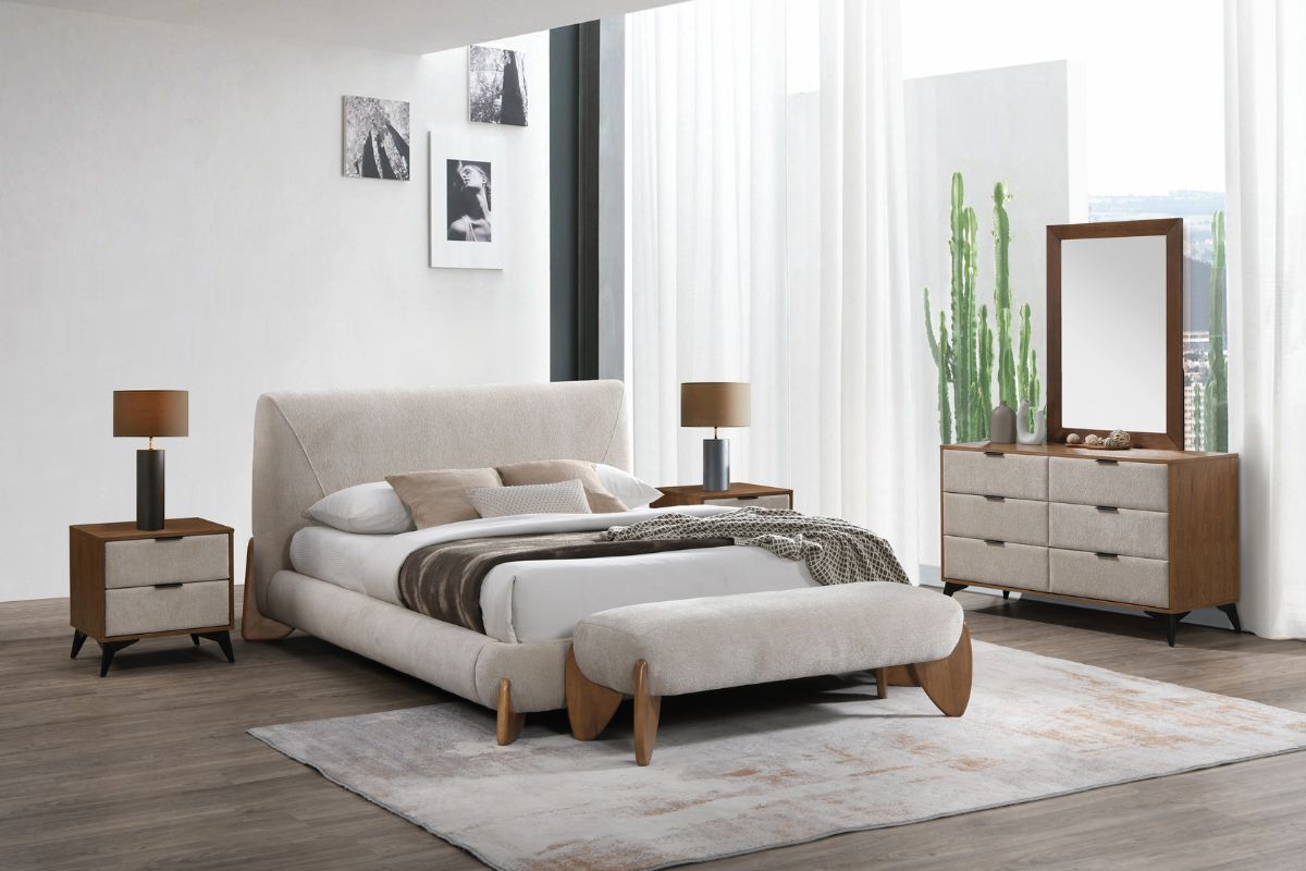 GABON KING Bed + 2 Nightstands